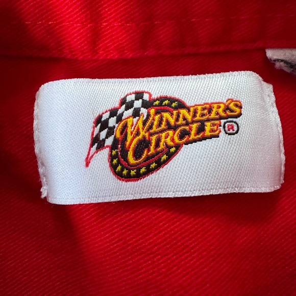 Vintage Winners Circle #9 Bill Elliot Long Sleeve Button Down Shirt Men Size LG - Picture 5 of 6